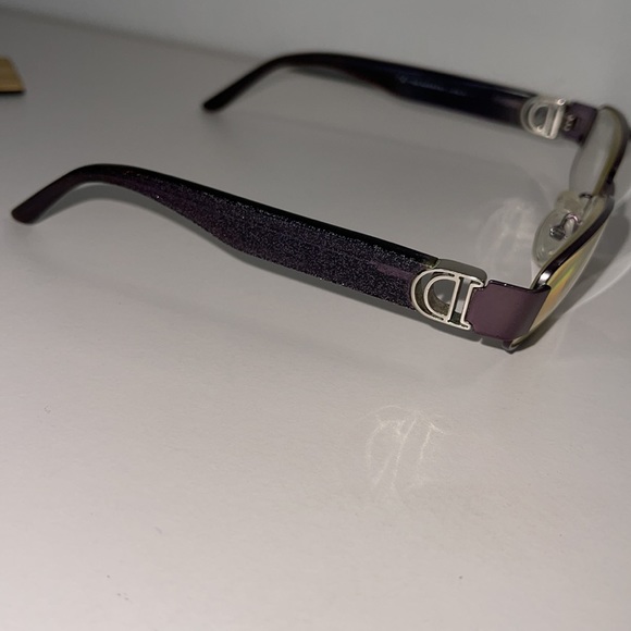 Christian Dior Metallic Purple Prescription Glasses - Picture 5 of 14